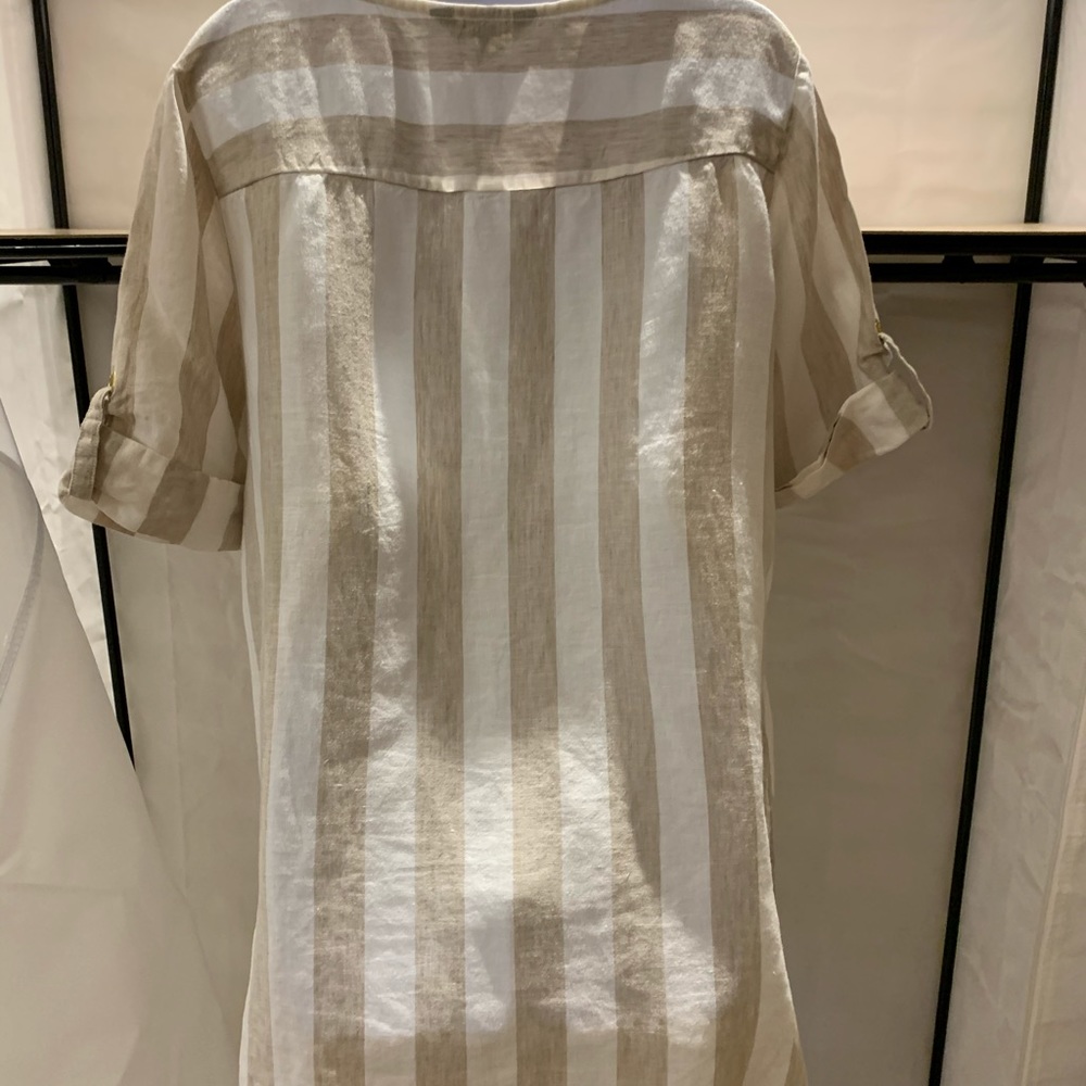 Ellen Tracy Linen Blouse - Picture 6 of 9